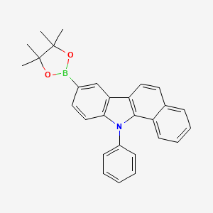 11-Phenyl-8-(4,4,5,5-tetramethyl-1,3,2-dioxaborolan-2-yl)-11H-benzo[a]carbazole