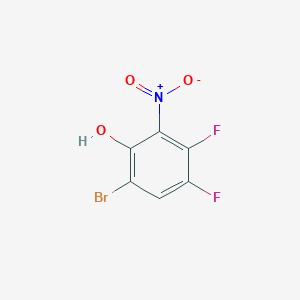 6-Bromo-3,4-difluoro-2-nitrophenol
