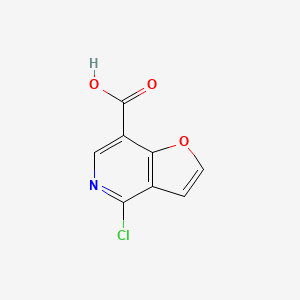 4-Chlorofuro[3,2-c]pyridine-7-carboxylic acid