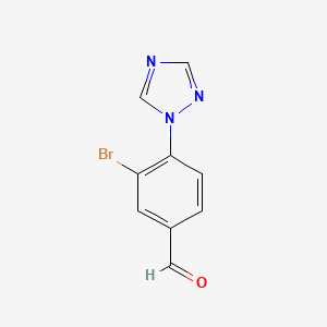 3-Bromo-4-(1h-1,2,4-triazol-1-yl)benzaldehyde