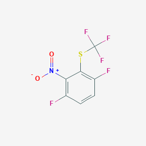 1,4-Difluoro-2-nitro-3-(trifluoromethylthio)benzene