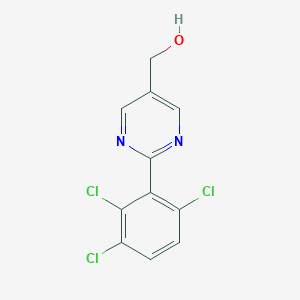 2-(2,3,6-Trichlorophenyl)pyrimidine-5-methanol