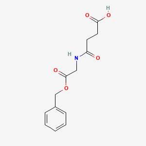 molecular formula C13H15NO5 B1405077 N-Benzyloxycarbonylmethyl-succinamic acid CAS No. 147984-94-9