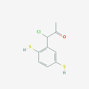 1-Chloro-1-(2,5-dimercaptophenyl)propan-2-one