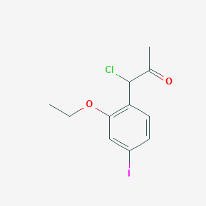 1-Chloro-1-(2-ethoxy-4-iodophenyl)propan-2-one