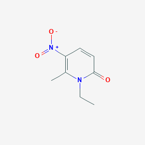 molecular formula C8H10N2O3 B1405080 1-乙基-6-甲基-5-硝基吡啶-2(1H)-酮 CAS No. 1624262-14-1