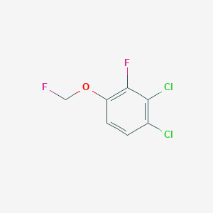 1,2-Dichloro-3-fluoro-4-(fluoromethoxy)benzene