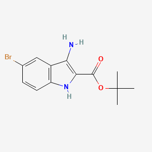 tert-butyl 3-amino-5-bromo-1H-indole-2-carboxylate