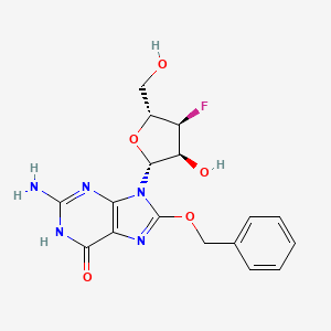 8-Benzyloxy-3'-deoxy-3'-fluoroguanosine