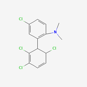 [4-Chloro-2-(2,3,6-trichlorocyclohexa-2,4-dienyl)-phenyl]-dimethyl-amine