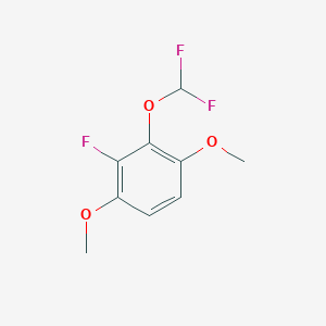 1-Difluoromethoxy-3,6-dimethoxy-2-fluorobenzene