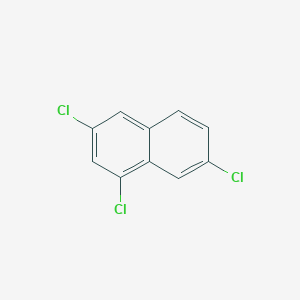 molecular formula C10H5Cl3 B140509 1,3,7-三氯萘 CAS No. 55720-37-1