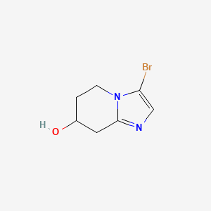 3-Bromo-5,6,7,8-tetrahydroimidazo[1,2-a]pyridine-7-ol