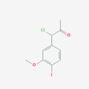 1-Chloro-1-(4-iodo-3-methoxyphenyl)propan-2-one