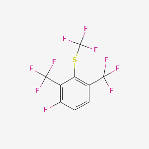 1,3-Bis(trifluoromethyl)-4-fluoro-2-(trifluoromethylthio)benzene