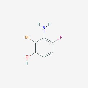 3-Amino-2-bromo-4-fluorophenol