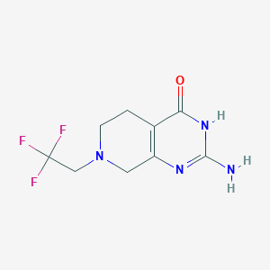 2-amino-7-(2,2,2-trifluoroethyl)-5,6,7,8-tetrahydropyrido[3,4-d]pyrimidin-4(3H)-one