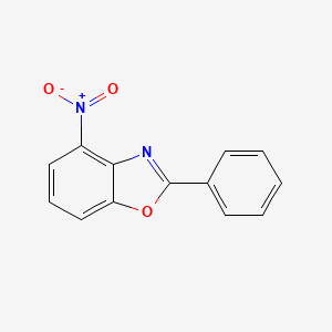 molecular formula C13H8N2O3 B1405105 4-Nitro-2-phenylbenzooxazole CAS No. 848564-70-5