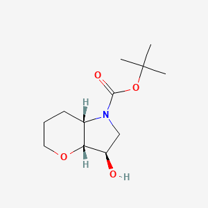 racemic-(3S,3aS,7aR)-t-Butyl 3-hydroxyhexahydropyrano[3,2-b]pyrrole-1(2H)-carboxylate