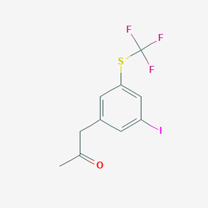 1-(3-Iodo-5-(trifluoromethylthio)phenyl)propan-2-one