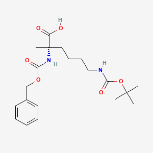 molecular formula C20H30N2O6 B14051165 Z-a-Me-Lys(Boc)-OH 