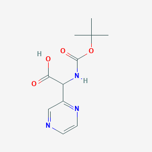 2-(Boc-amino)-2-(pyrazin-2-YL)acetic acid