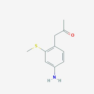 1-(4-Amino-2-(methylthio)phenyl)propan-2-one