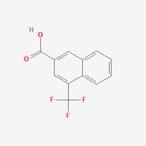 1-(Trifluoromethyl)naphthalene-3-carboxylic acid