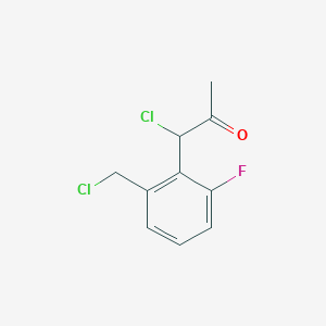 1-Chloro-1-(2-(chloromethyl)-6-fluorophenyl)propan-2-one