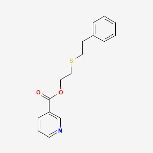 2-(Phenethylthio)ethyl nicotinate