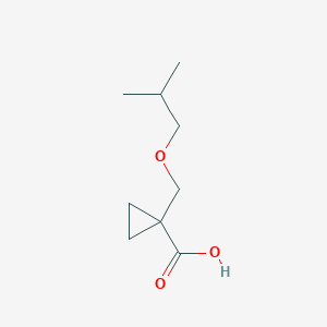 molecular formula C9H16O3 B1405126 1-Isobutoxymethylcyclopropanecarboxylic acid CAS No. 1387563-37-2