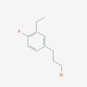 1-(3-Bromopropyl)-3-ethyl-4-fluorobenzene