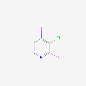 molecular formula C5H2ClI2N B1405129 3-Chloro-2,4-diiodopyridine CAS No. 1188435-00-8