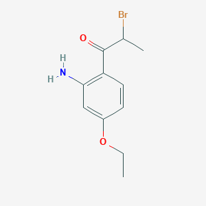 1-(2-Amino-4-ethoxyphenyl)-2-bromopropan-1-one