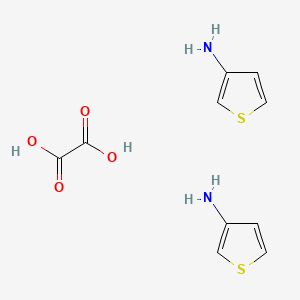 molecular formula C10H12N2O4S2 B1405134 3-Thiophenamine oxalate CAS No. 172657-42-0