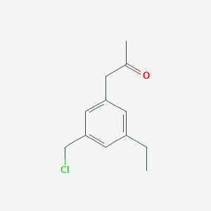 1-(3-(Chloromethyl)-5-ethylphenyl)propan-2-one