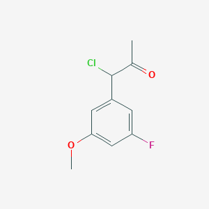 1-Chloro-1-(3-fluoro-5-methoxyphenyl)propan-2-one