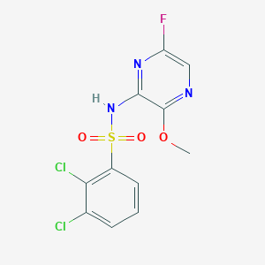 2,3-dichloro-N-(6-fluoro-3-methoxypyrazin-2-yl)benzenesulfonamide