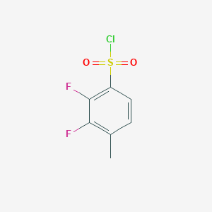 molecular formula C7H5ClF2O2S B1405139 2,3-Difluoro-4-methylbenzenesulfonyl chloride CAS No. 1698682-03-9