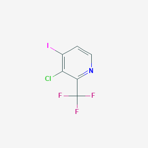 molecular formula C6H2ClF3IN B1405141 3-Chloro-4-iodo-2-(trifluoromethyl)pyridine CAS No. 749875-03-4