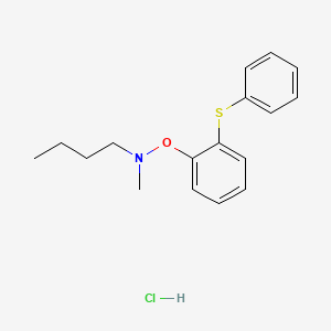 Butylamine, N-methyl-4-(o-(phenylthio)phenoxy)-, hydrochloride