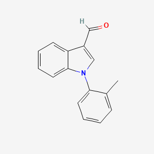 molecular formula C16H13NO B1405144 1-(2-Methylphenyl)indole-3-carboxaldehyde CAS No. 196496-26-1