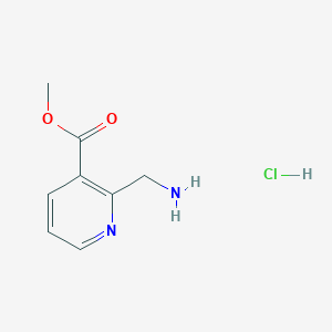 molecular formula C8H11ClN2O2 B1405148 Methyl 2-(aminomethyl)nicotinate hydrochloride CAS No. 151509-01-2