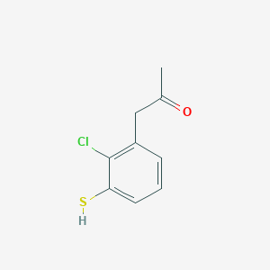 1-(2-Chloro-3-mercaptophenyl)propan-2-one