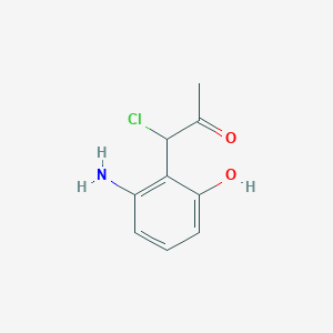 1-(2-Amino-6-hydroxyphenyl)-1-chloropropan-2-one