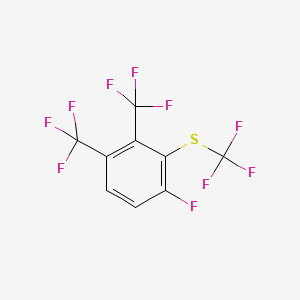 1,2-Bis(trifluoromethyl)-4-fluoro-3-(trifluoromethylthio)benzene