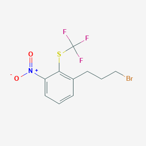 1-(3-Bromopropyl)-3-nitro-2-(trifluoromethylthio)benzene