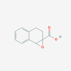 molecular formula C11H10O3 B1405157 1a,2,3,7b-四氢萘并[1,2-b]环氧烯-1a-羧酸 CAS No. 864130-77-8