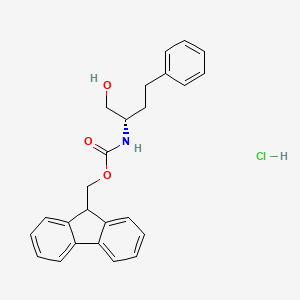 Fmoc-(s)-2-amino-4-phenylbutan-1-ol hcl