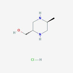 ((2S,5S)-5-methylpiperazin-2-yl)methanol HCl